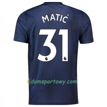 Koszulka Manchester United Matic 31 2018-2019 Trzeci Koszulki Piłkarskie Krótki Rękaw